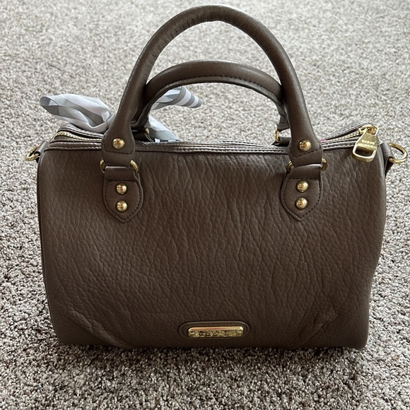 Steve Madden Dark Grey Bowler Style Purse - Picture 5 of 12